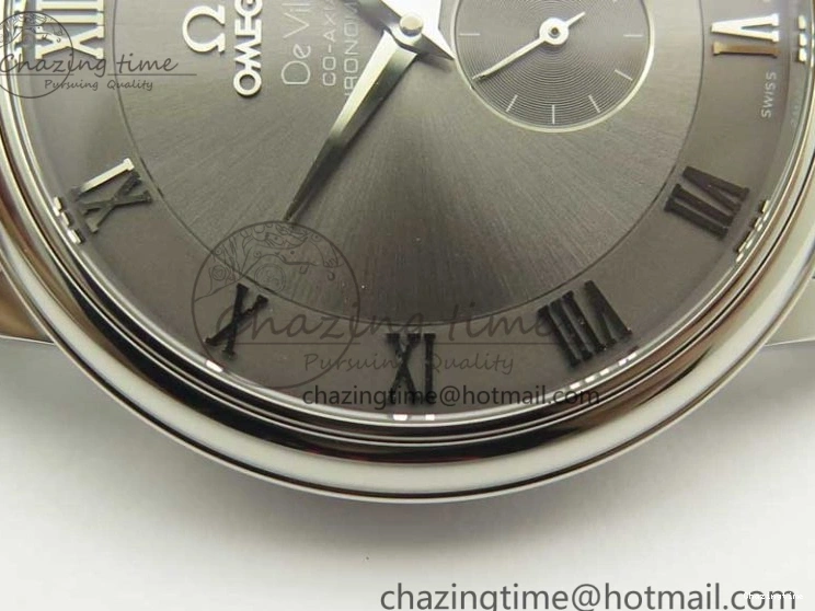 0329 Original De Ville Prestige Small Second TWF 1:1 Best Edition Gray Dial on Black Leather Strap MIYOTA 8036